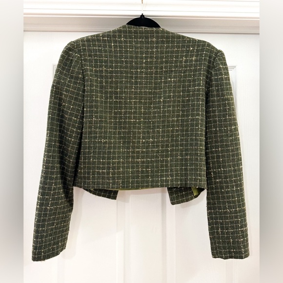 Vintage Tweed Wool Blazer Skirt Suit Set sz Small - Picture 15 of 15